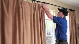 Curtain cleaning services