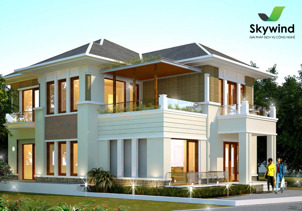 vệ sinh biệt thự