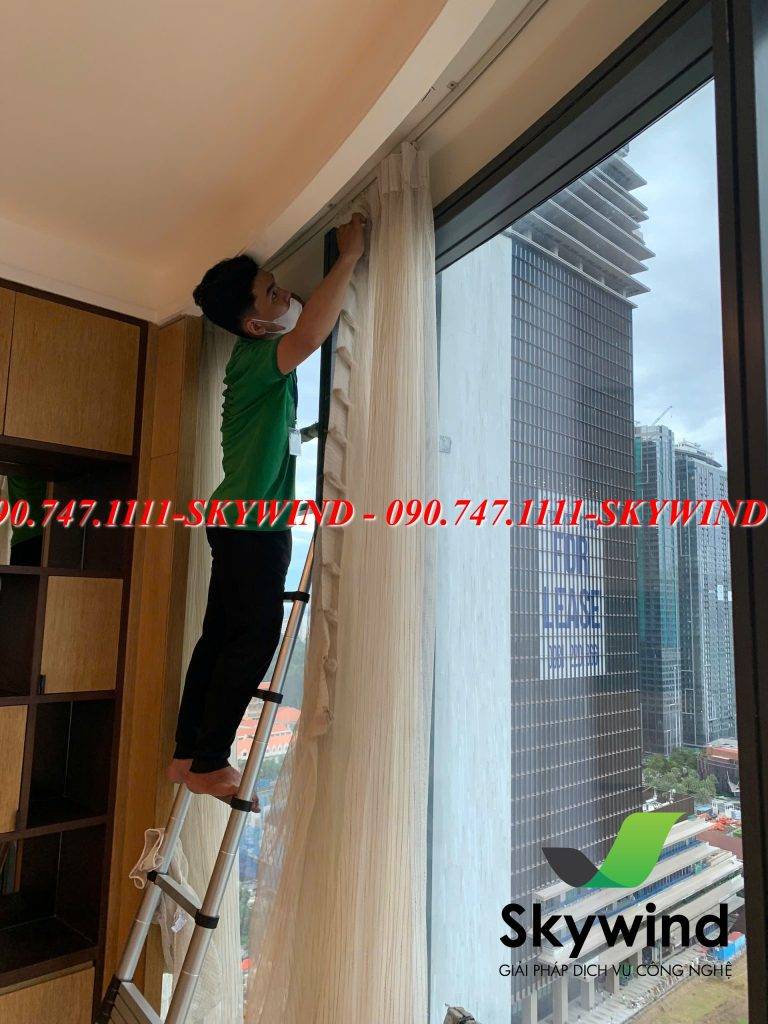 Giặt rèm cửa Dự Án SaiGon Water Front